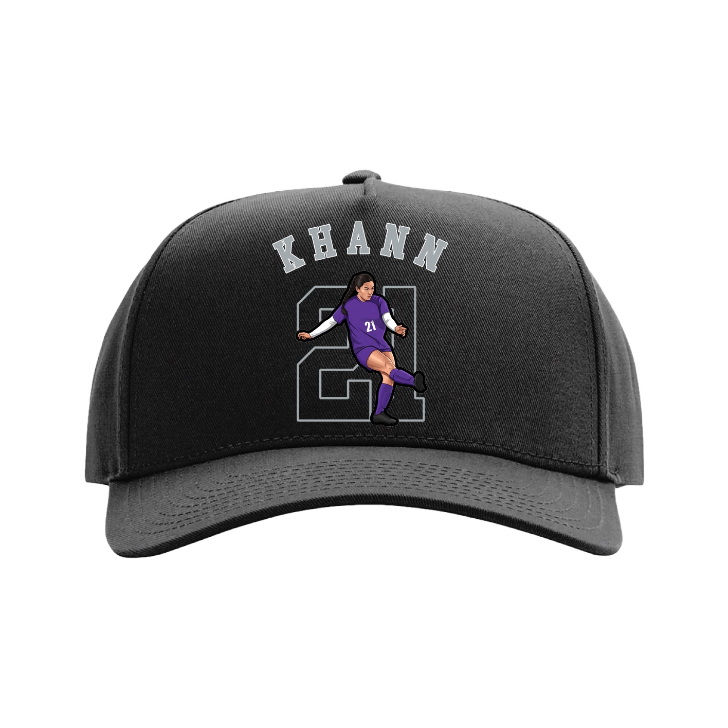 Full Fabric Five-Panel Champ Cap