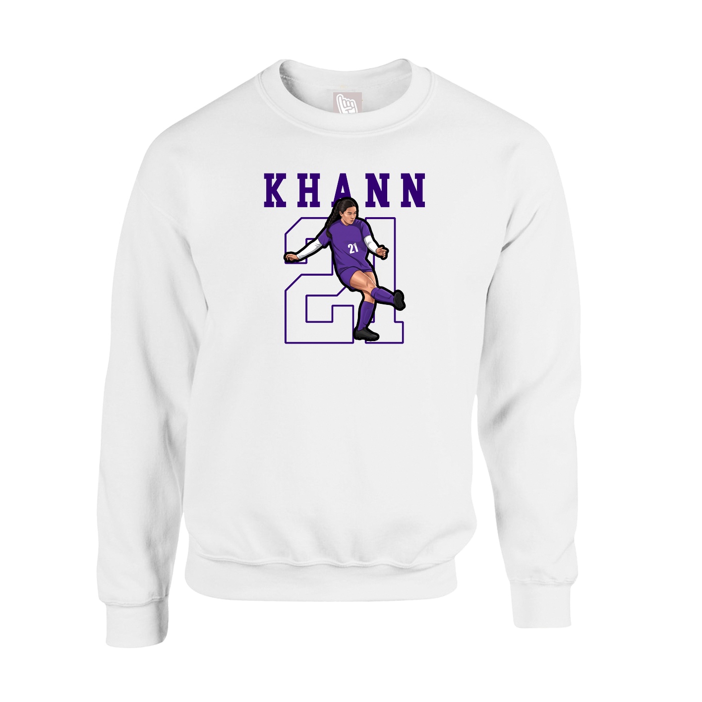 Fleece Crew — Shirsey in White