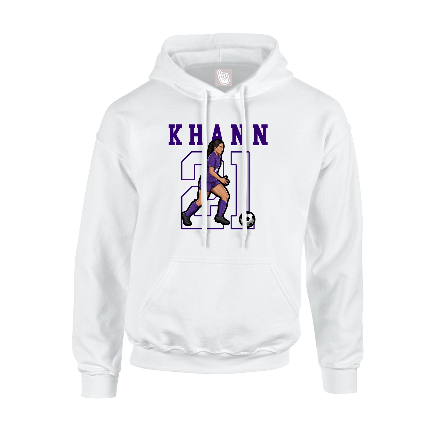 Hoodie — Shirsey in White