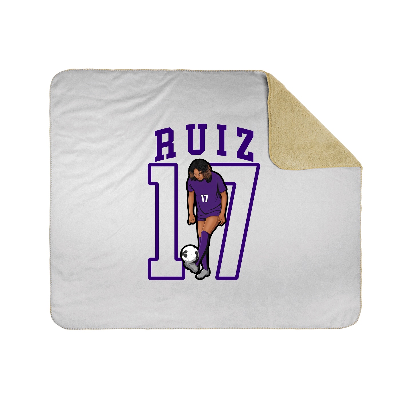 Throw Blanket — Shirsey in White