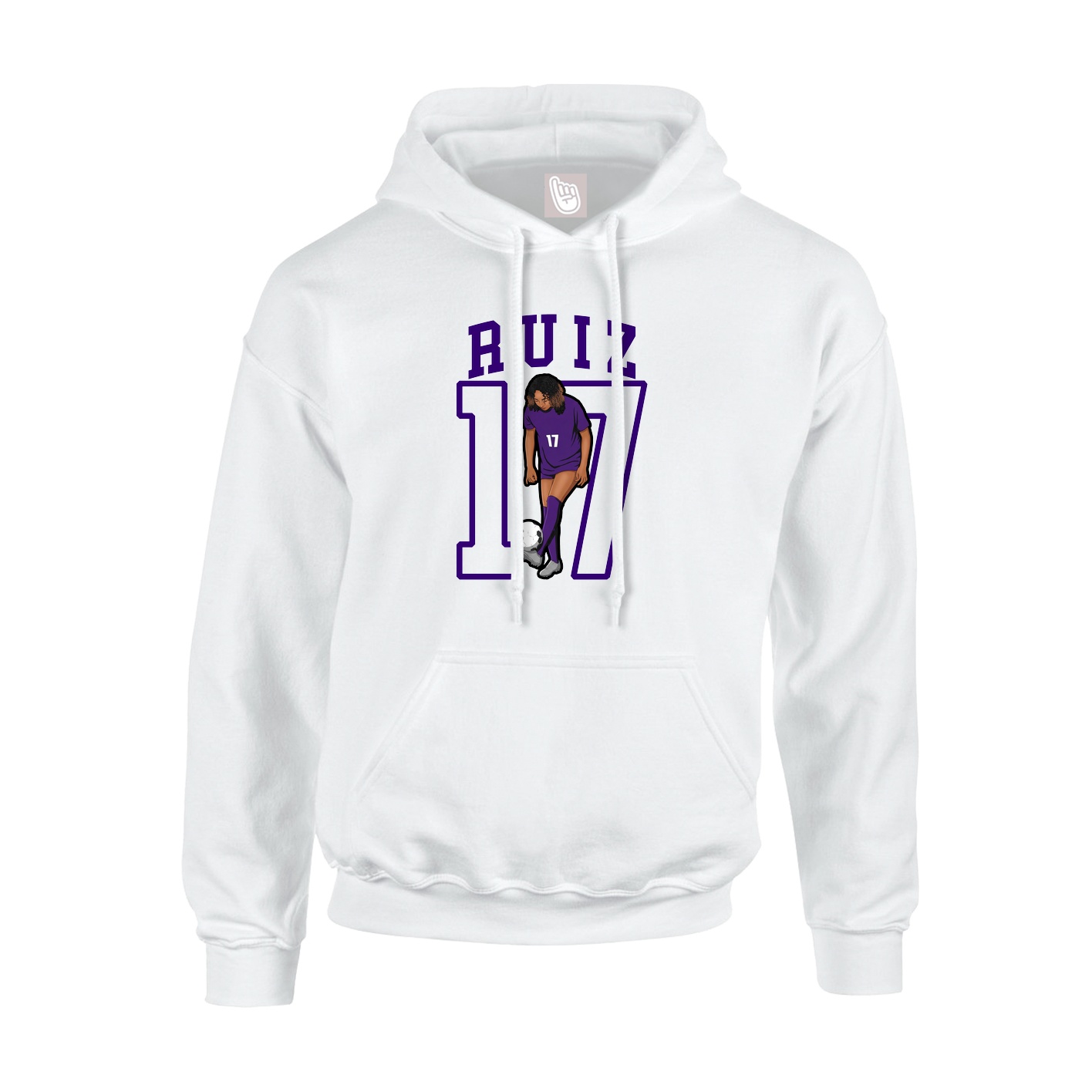 Hoodie — Shirsey in White