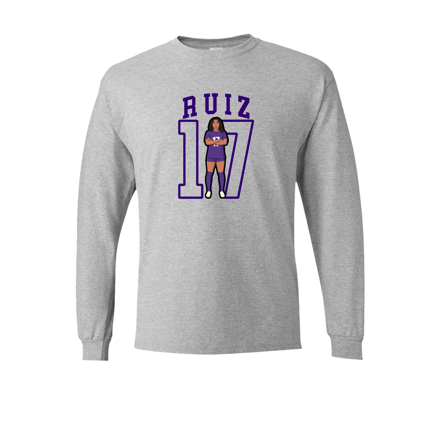 Long Sleeve Tee — Shirsey in Grey