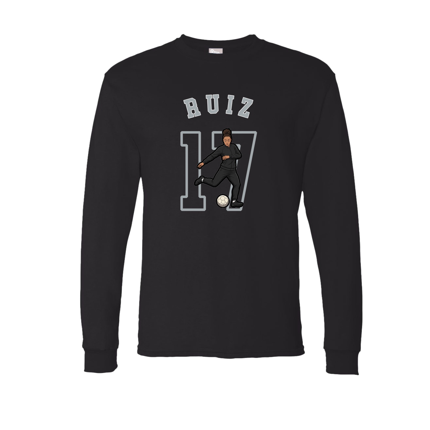Long Sleeve Tee — Shirsey Arch in Black