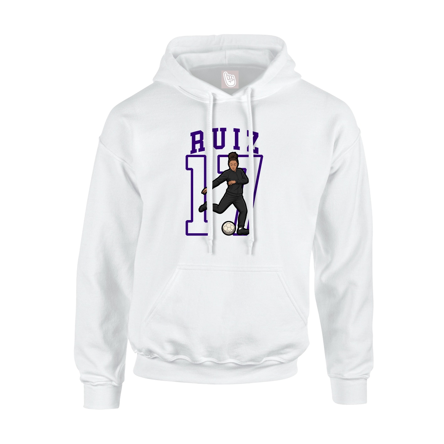 Hoodie — Shirsey in White