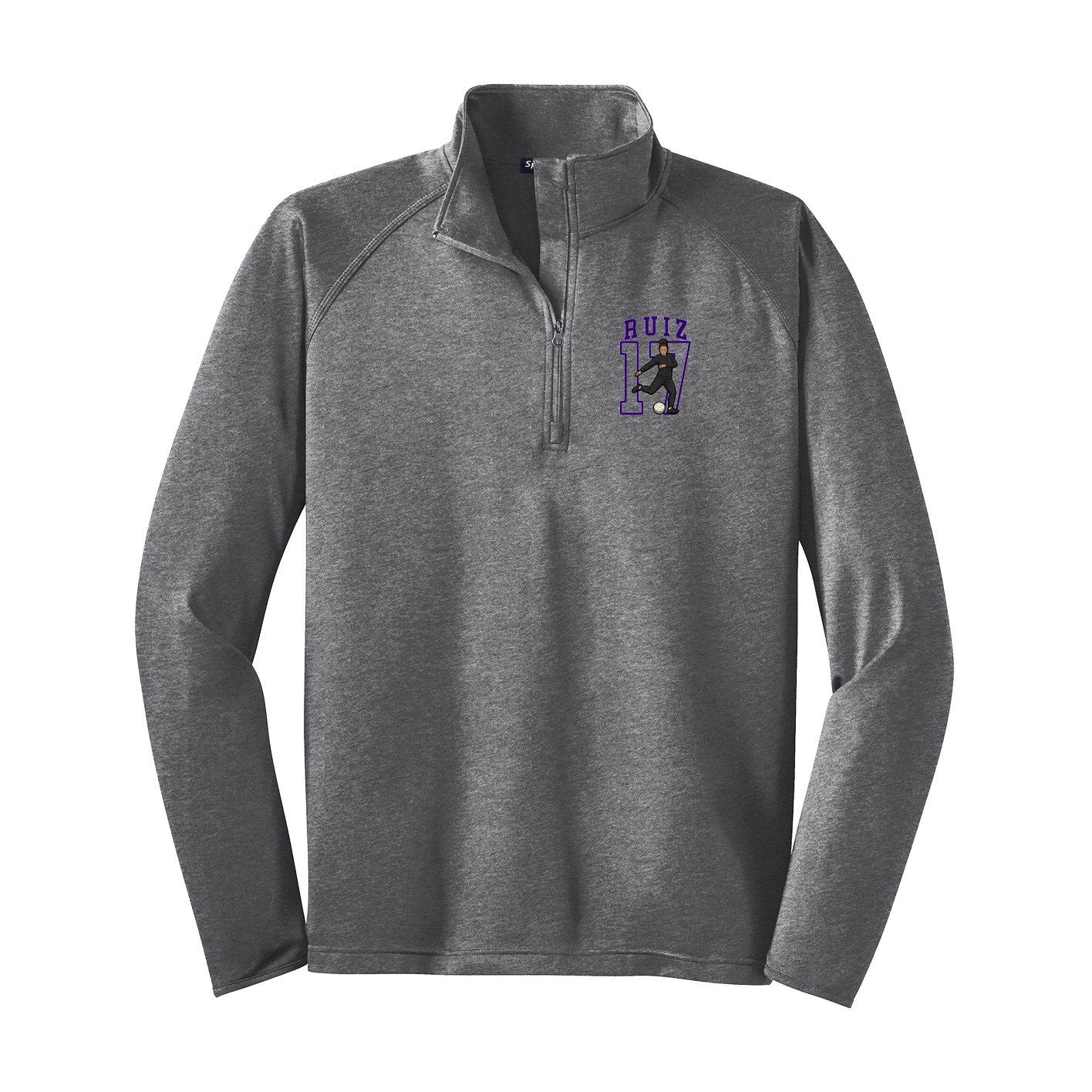 Q-Zip Pullover — Shirsey in Grey