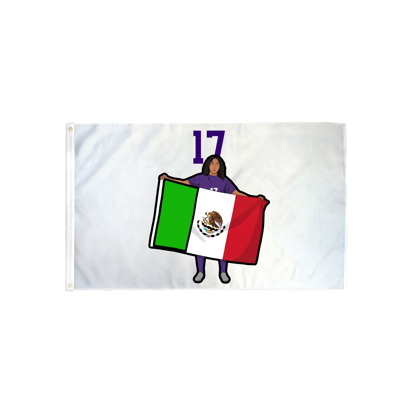 3x5 Flag — Number Top in Classic