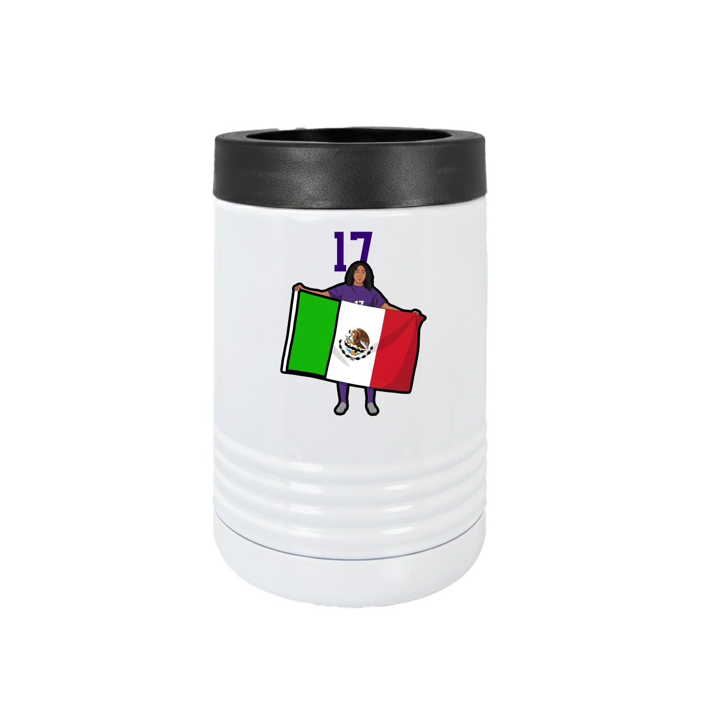 Beverage Holder — Number Top in White