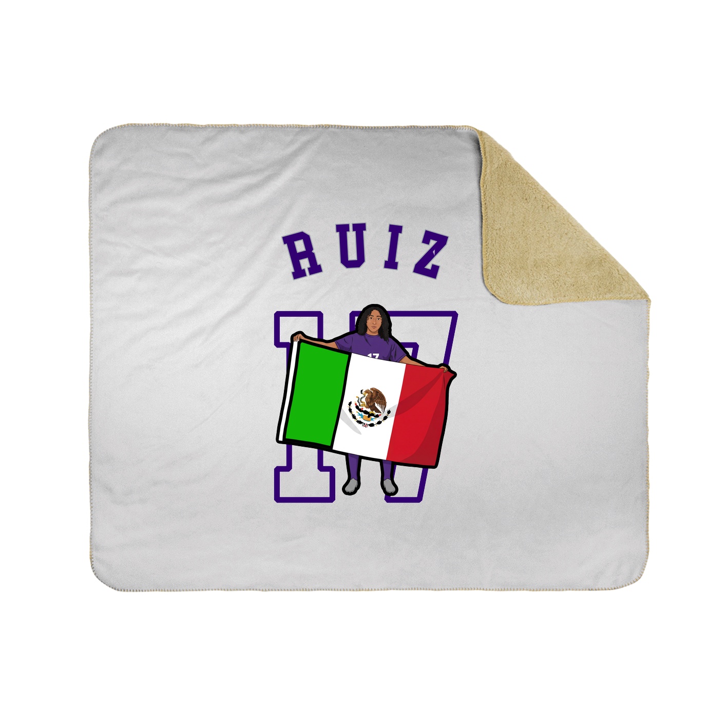 Throw Blanket — Shirsey Arch in White