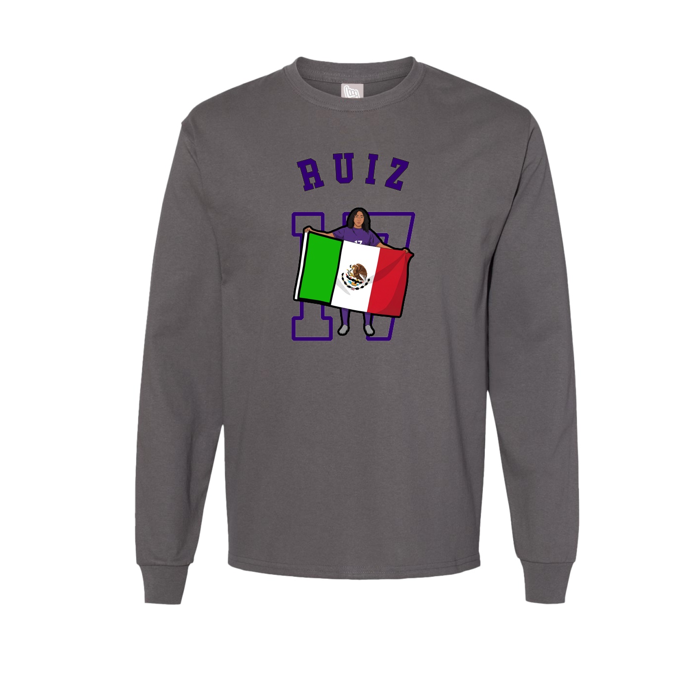 Long Sleeve Tee — Shirsey Arch in Grey