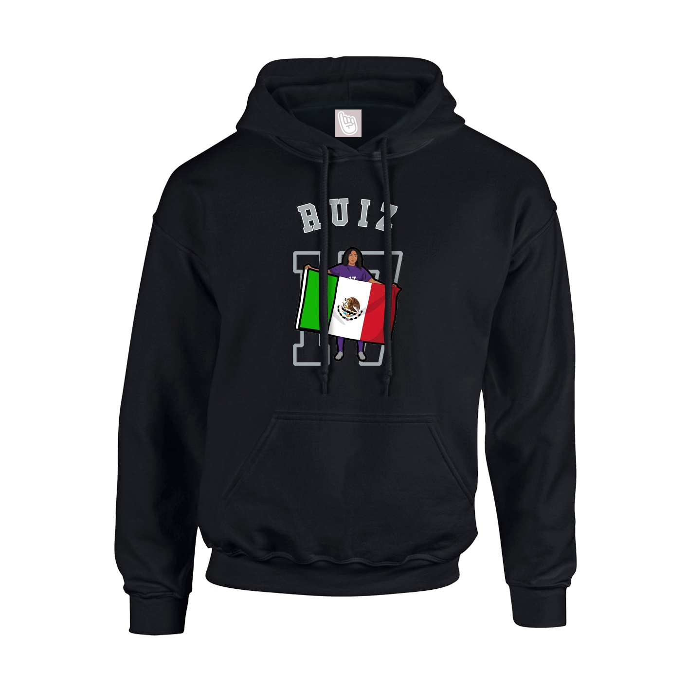 Hoodie — Shirsey Arch in Black