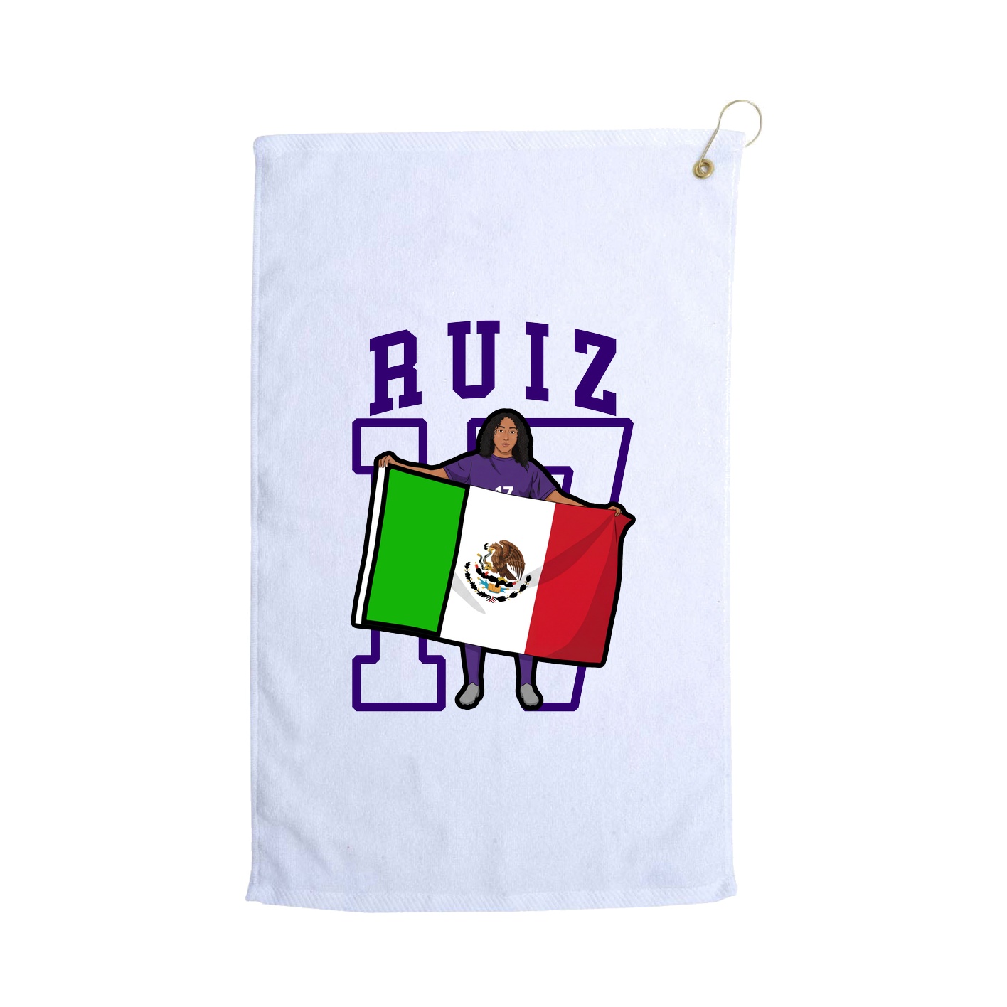 Golf Towel — Shirsey in White