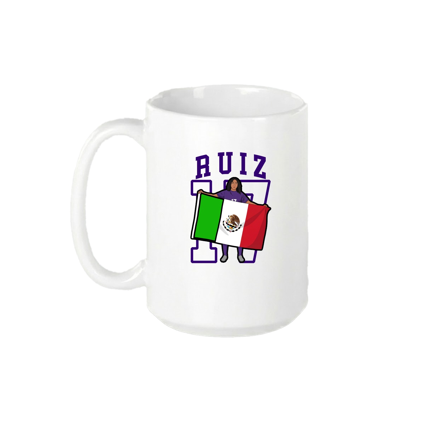 15oz Coffee Mug — Shirsey in White