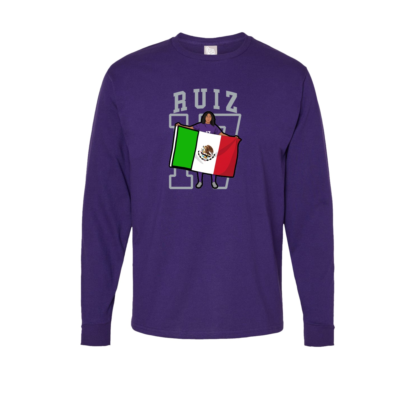 Long Sleeve Tee — Shirsey in Purple