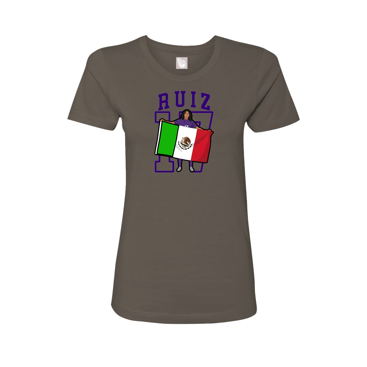 Fitted Women's Tee — Shirsey in Grey