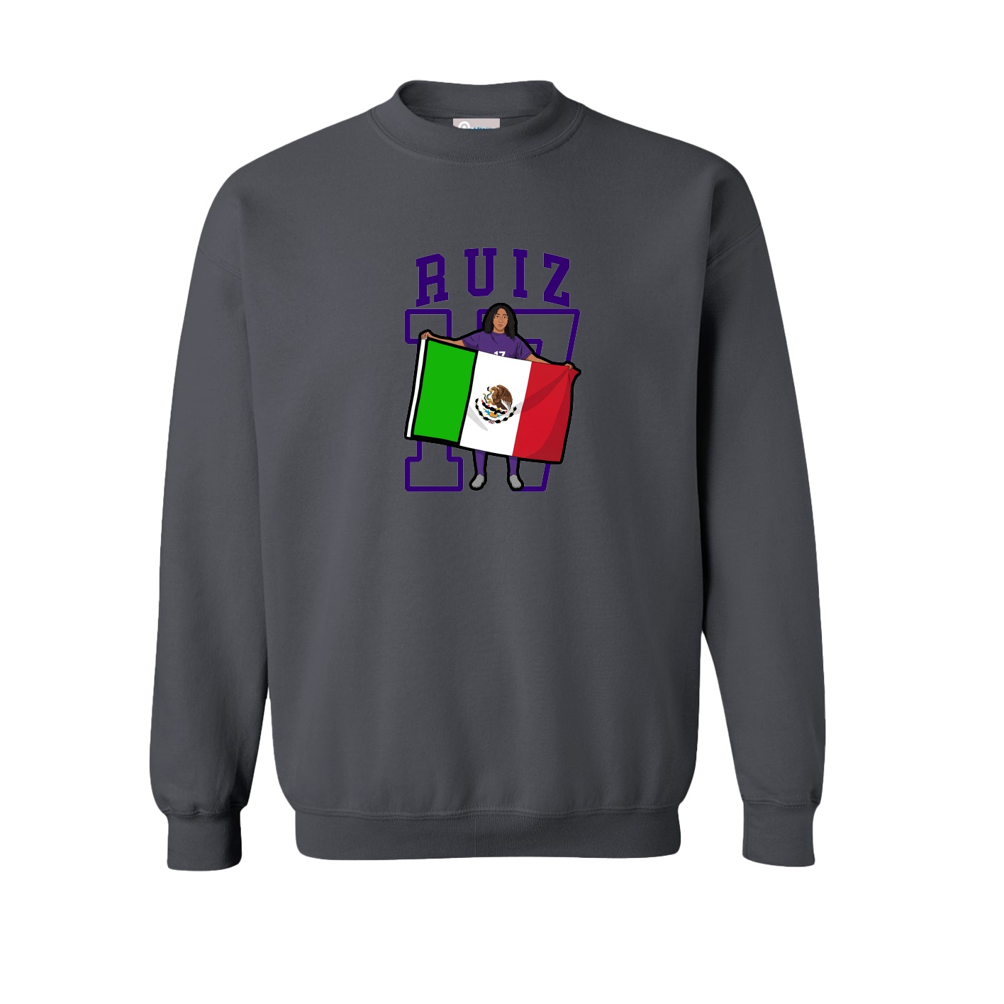 Fleece Crew — Shirsey in Grey