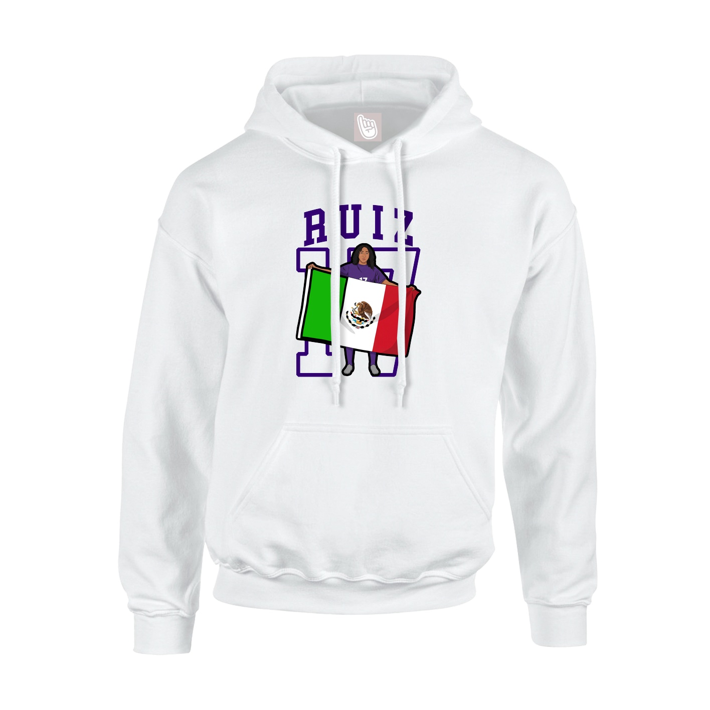 Youth Hoodie — Shirsey in White