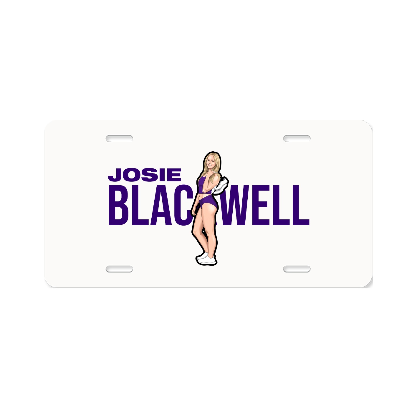 License Plate — Player Name in Classic