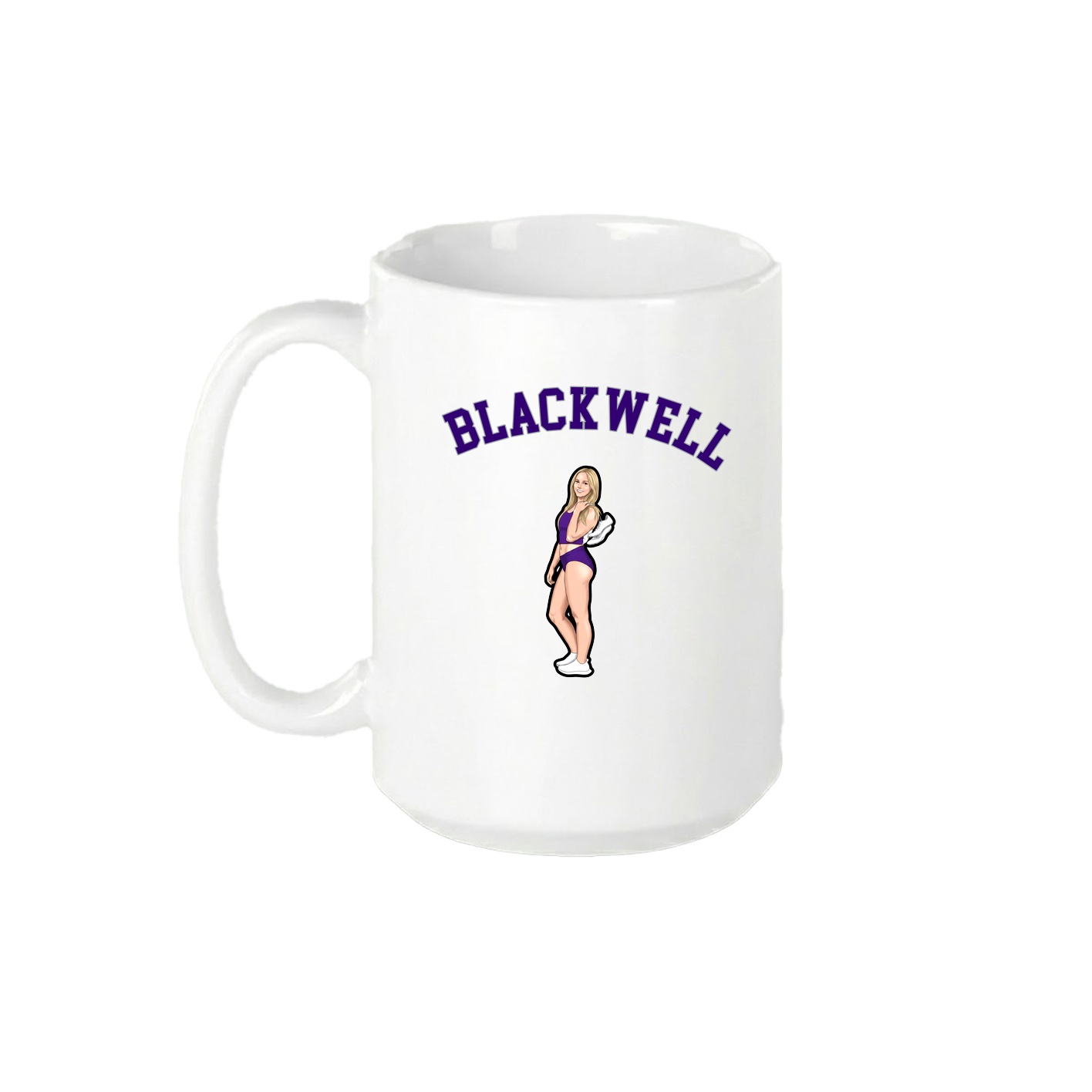 15oz Coffee Mug — Shirsey Arch in White