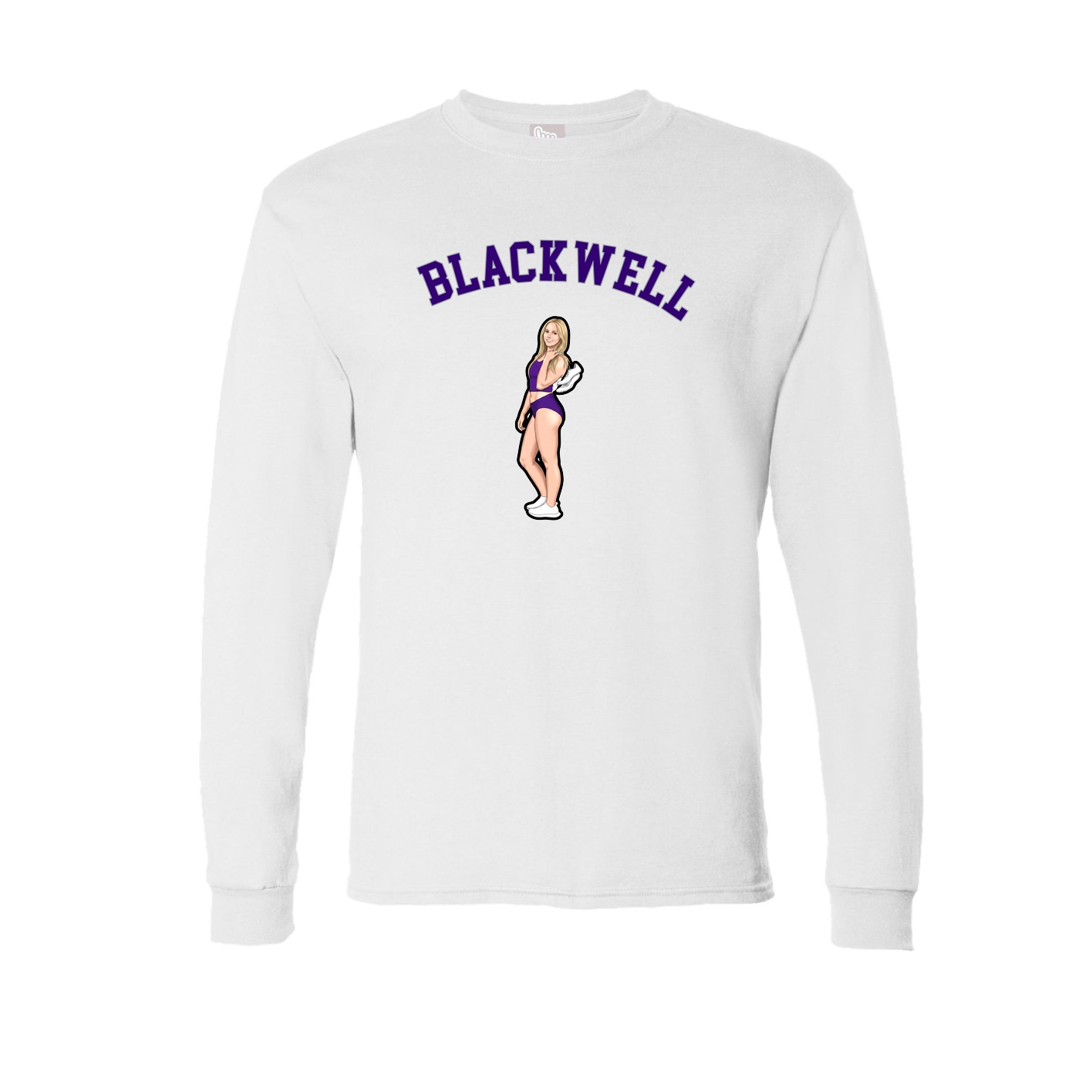 Long Sleeve Tee — Shirsey Arch in White