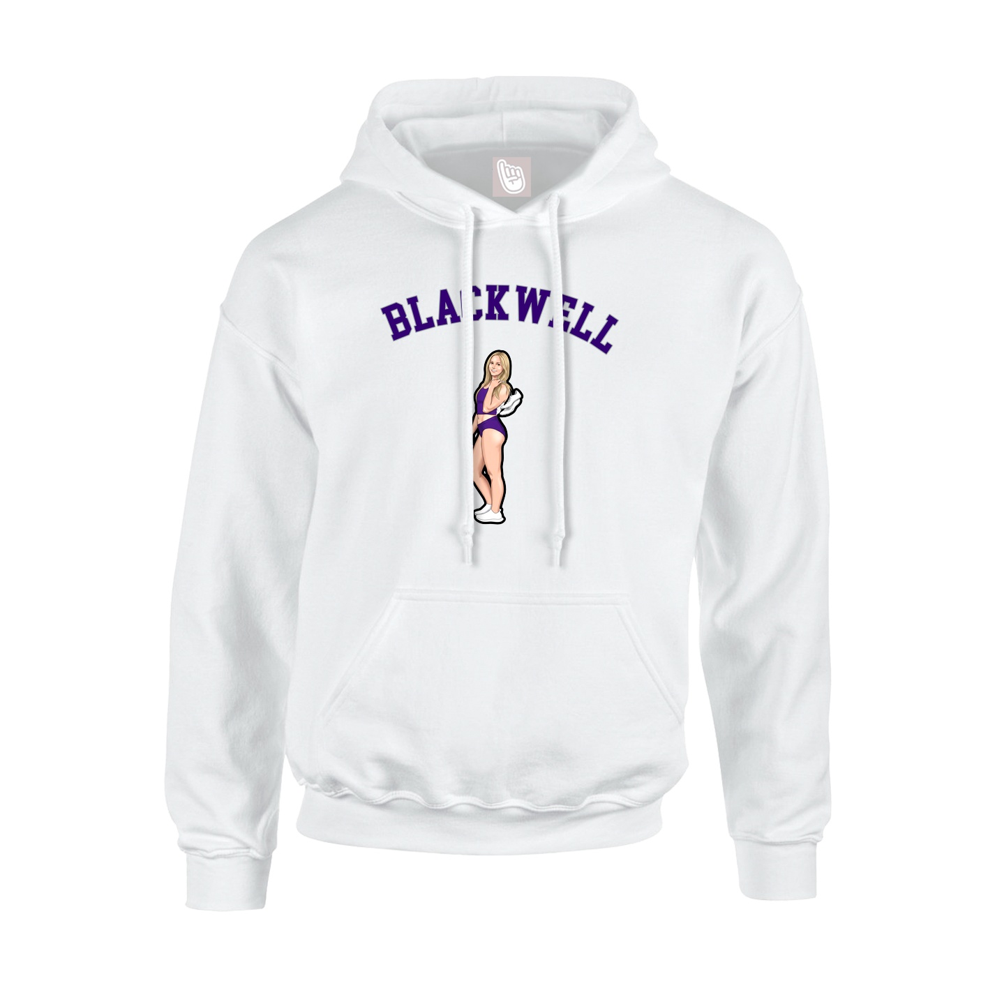 Hoodie — Shirsey Arch in White