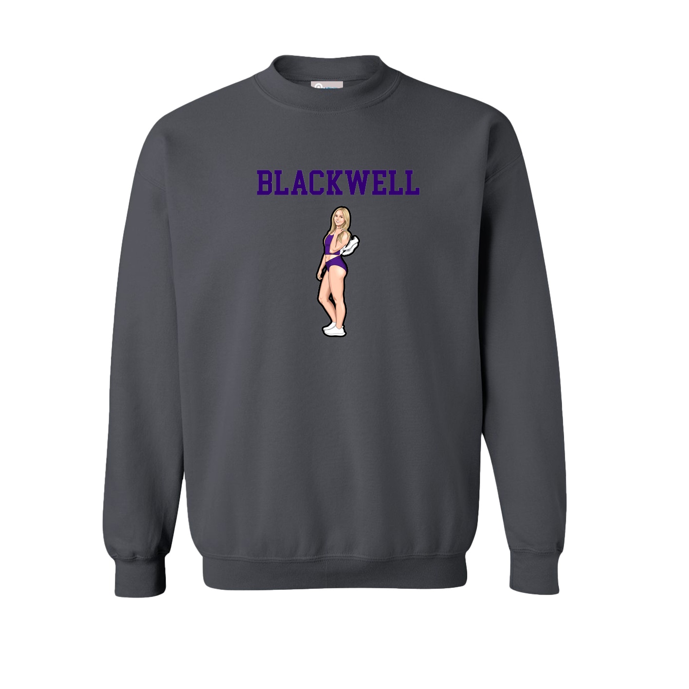 Fleece Crew — Shirsey in Grey