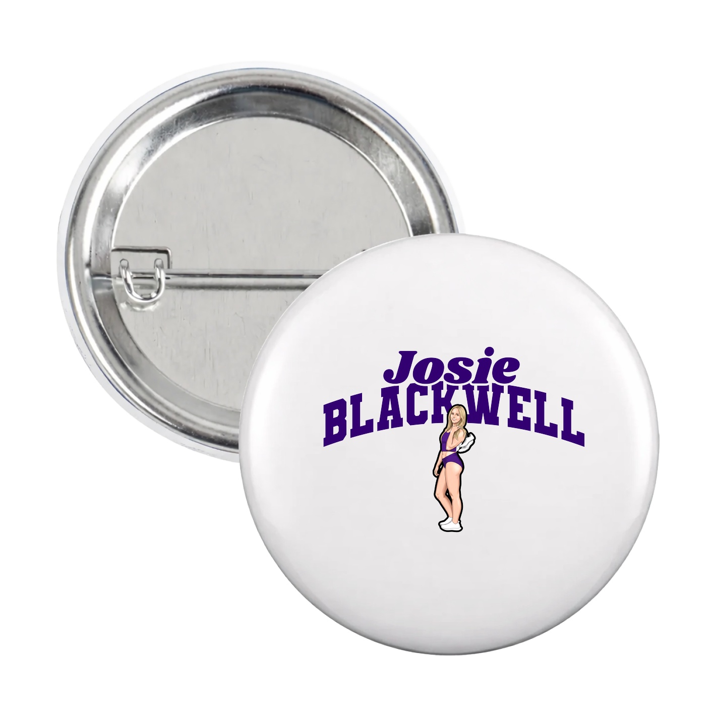 Game Day Button — Signature Arch in White
