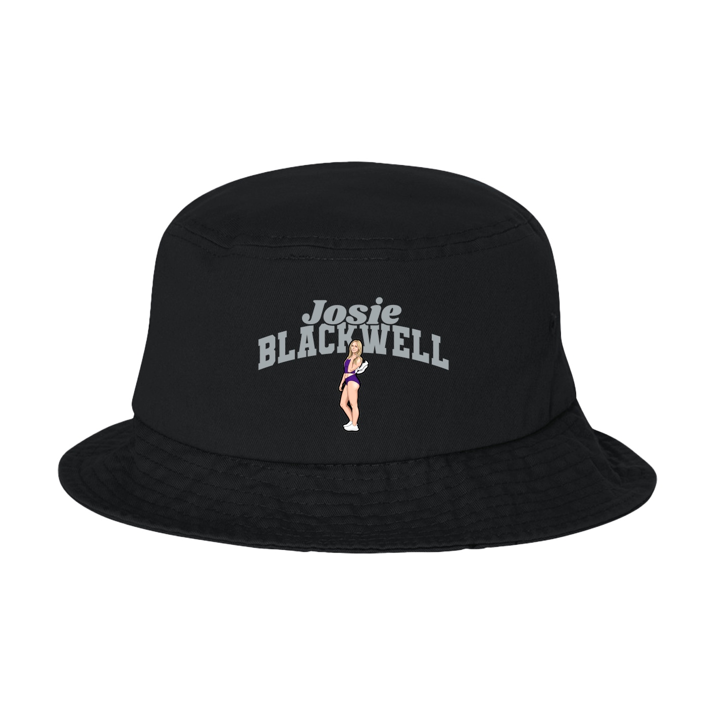 Bucket Cap — Signature Arch in Black