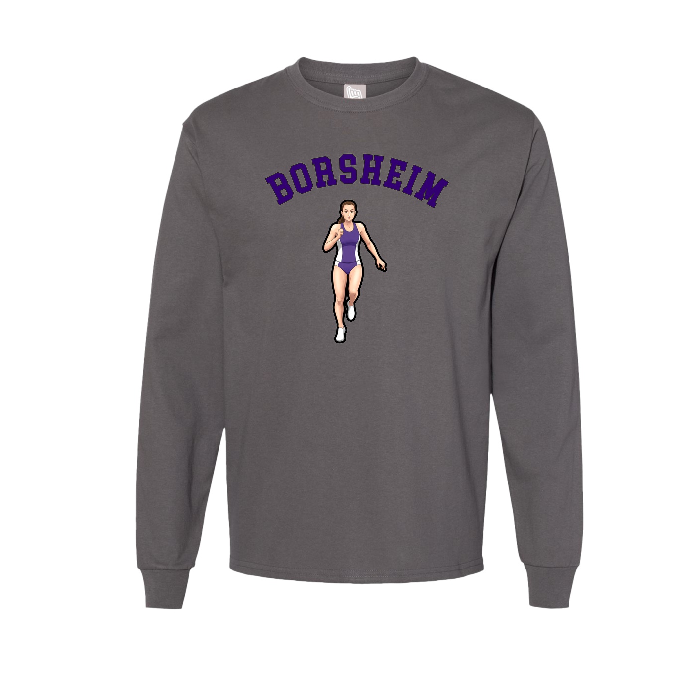 Long Sleeve Tee — Shirsey Arch in Grey