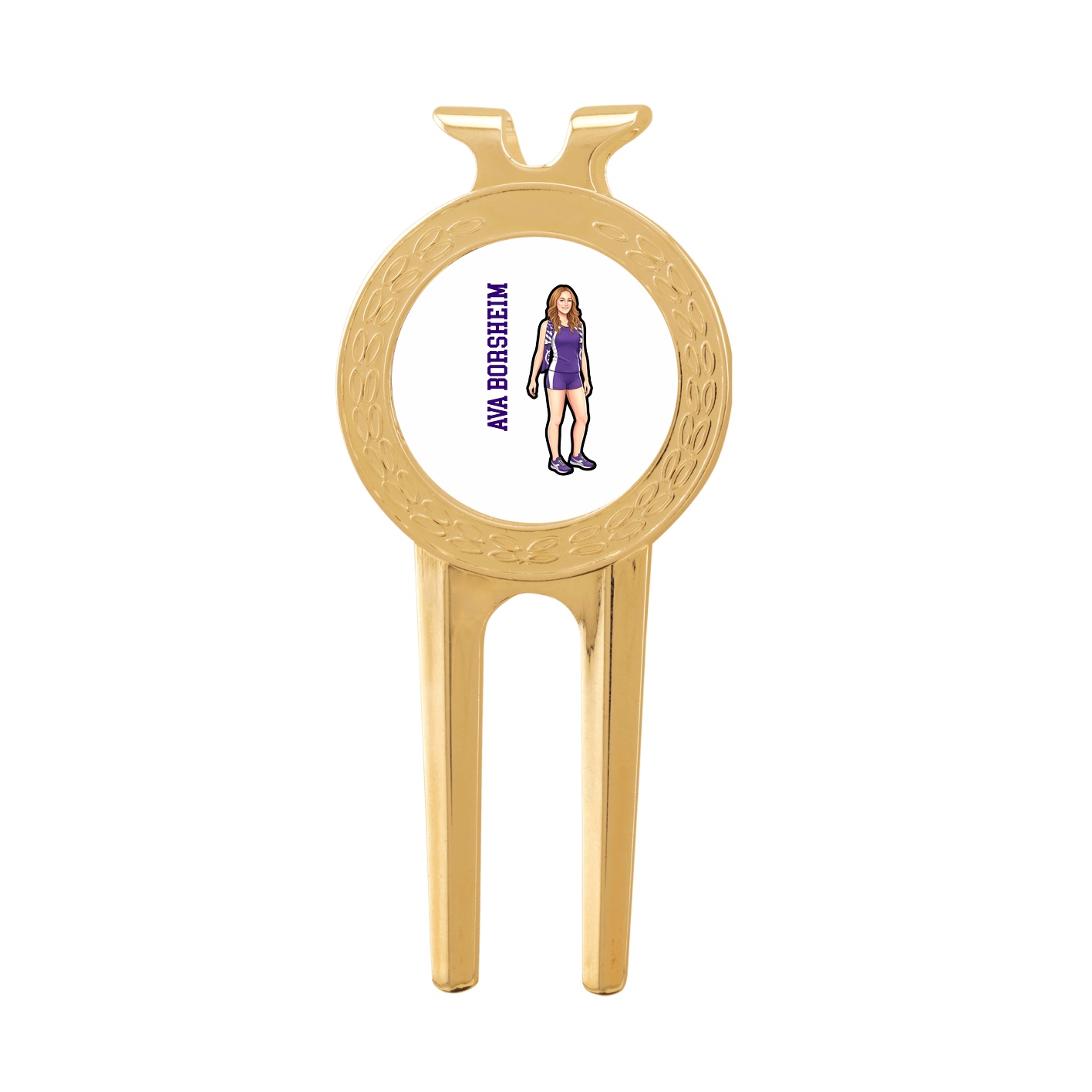 Divot Tool with Ball Marker — Name Vertical in Classic