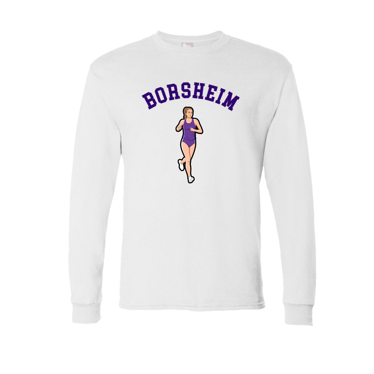 Long Sleeve Tee — Shirsey Arch in White