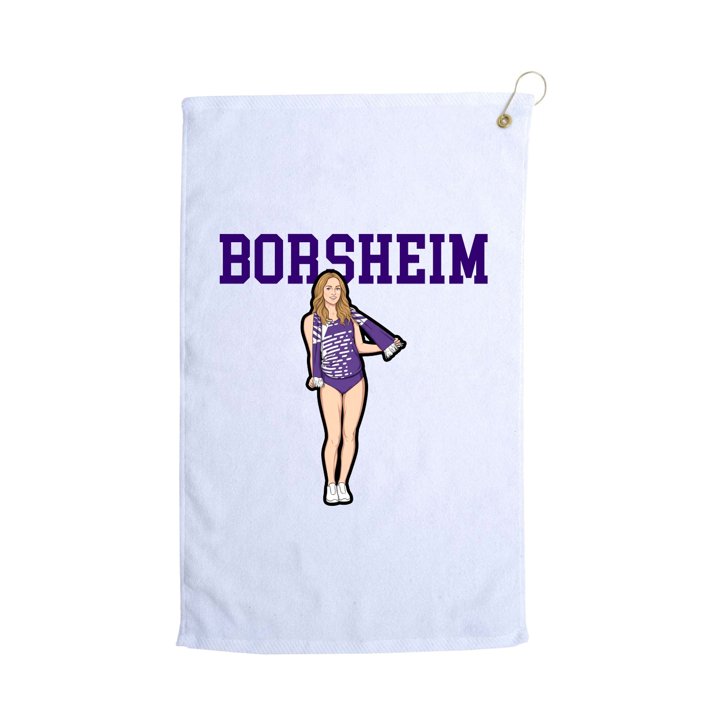 Golf Towel — Shirsey in White