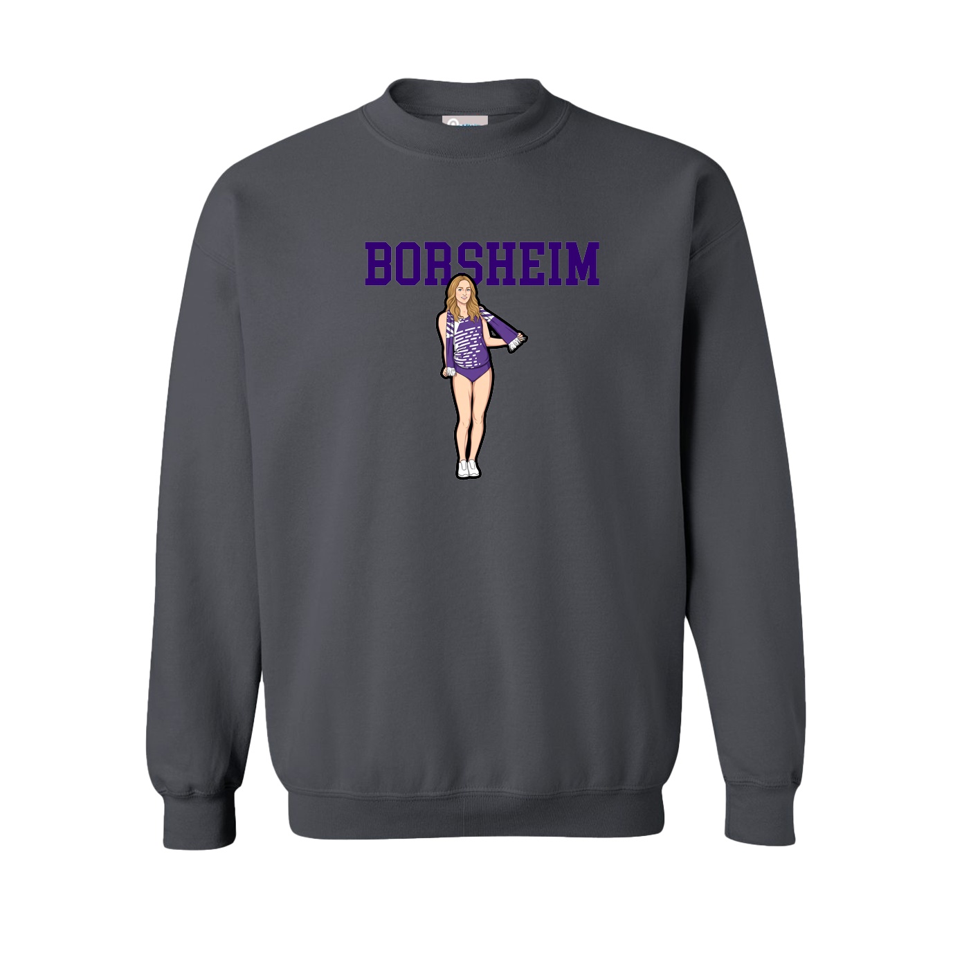 Fleece Crew — Shirsey in Grey
