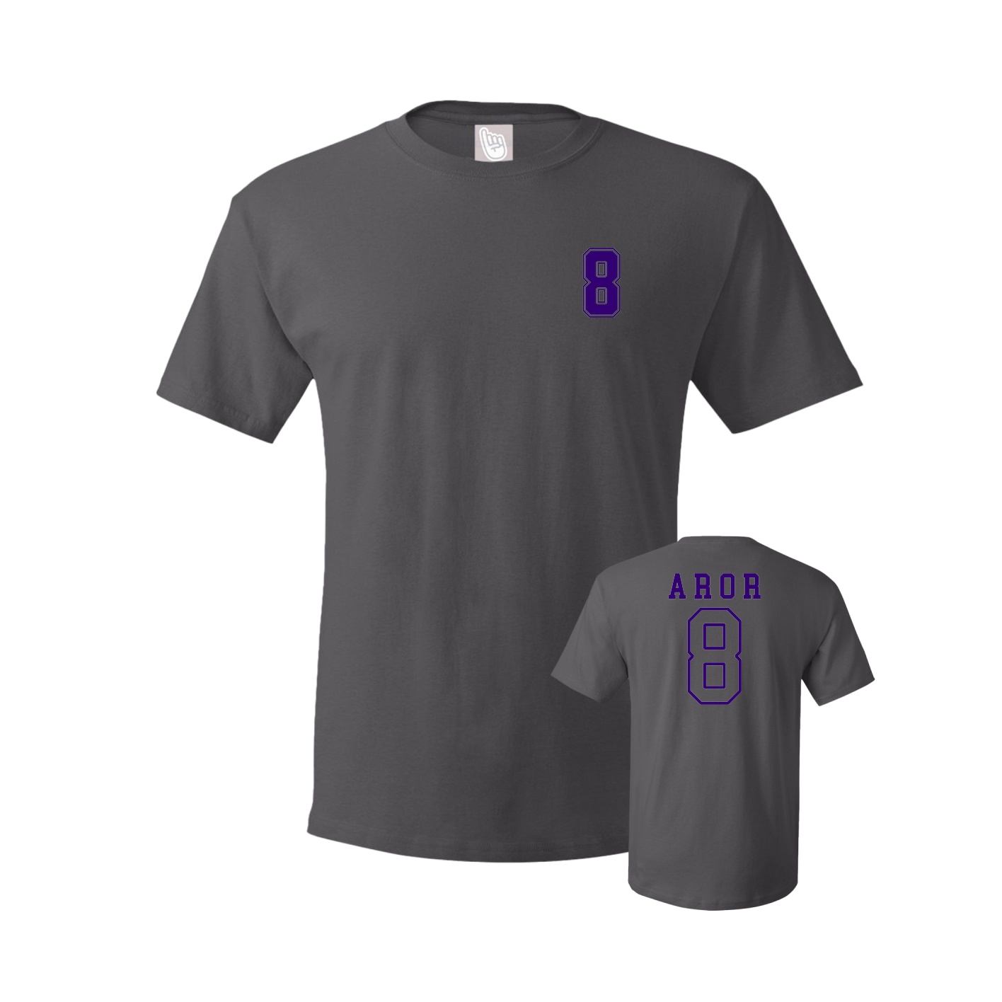 Tee — Chest Back in Grey