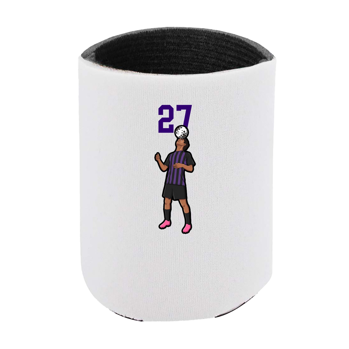 Can Holder — Number Top in White