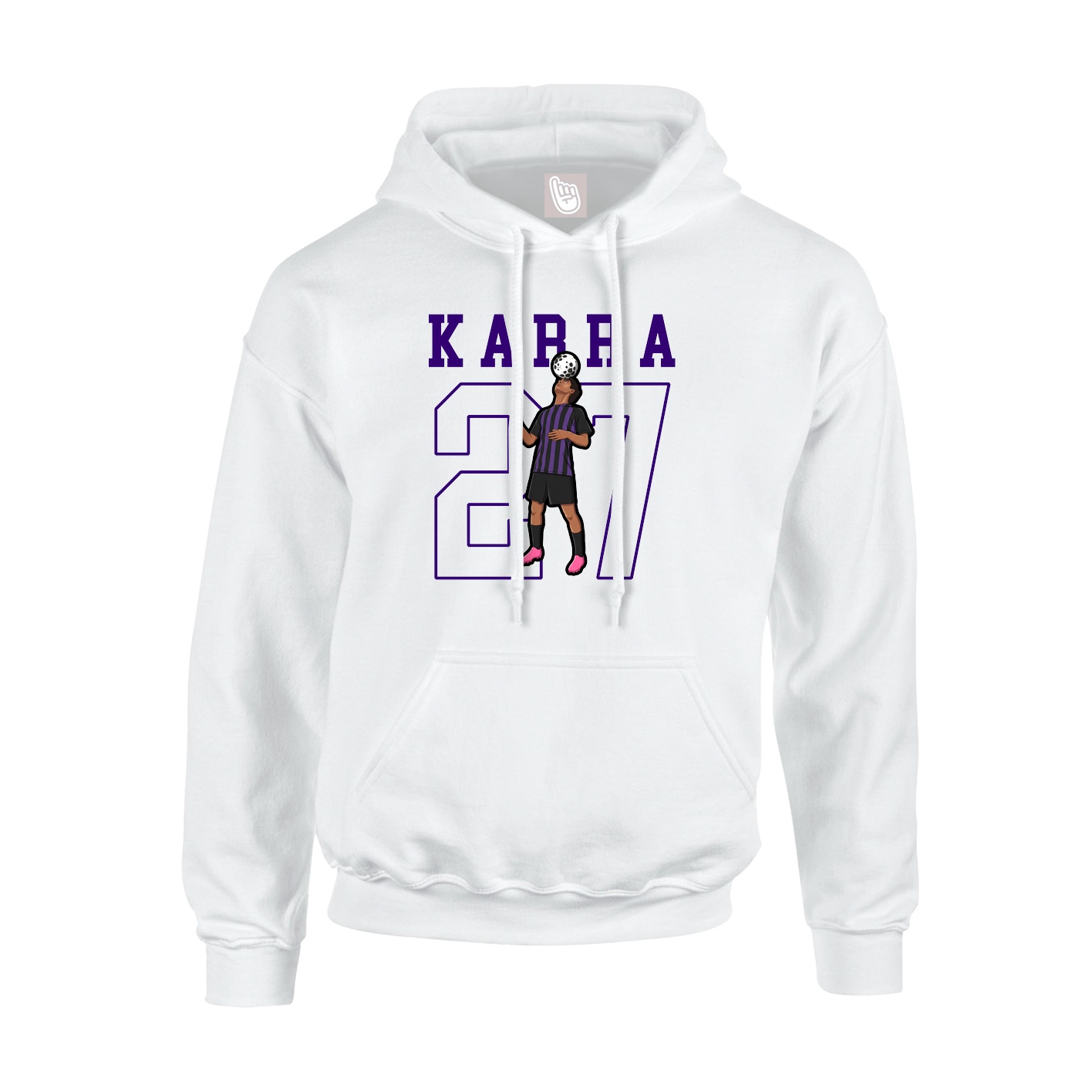 Hoodie — Shirsey in White
