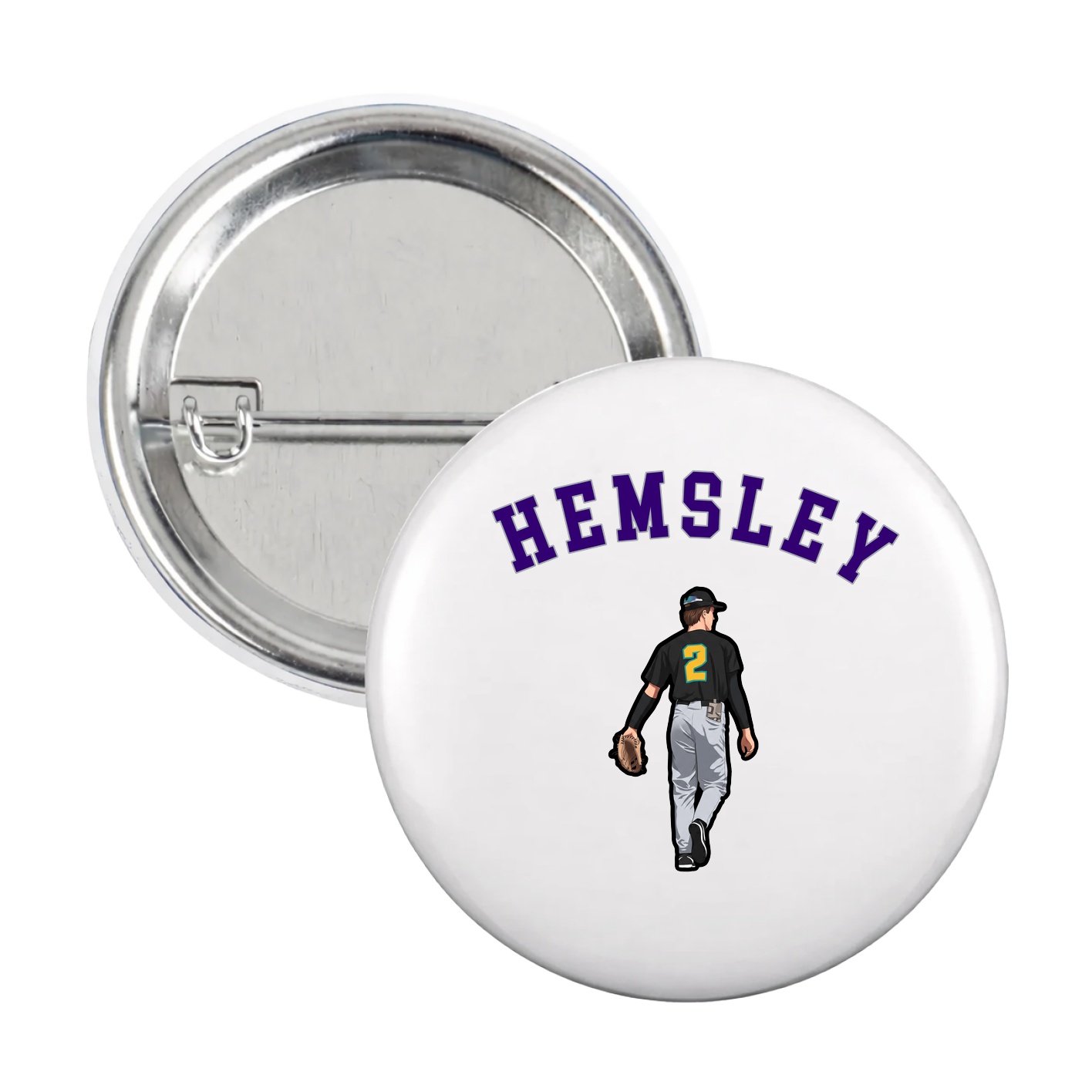 Game Day Button — Shirsey Arch in White