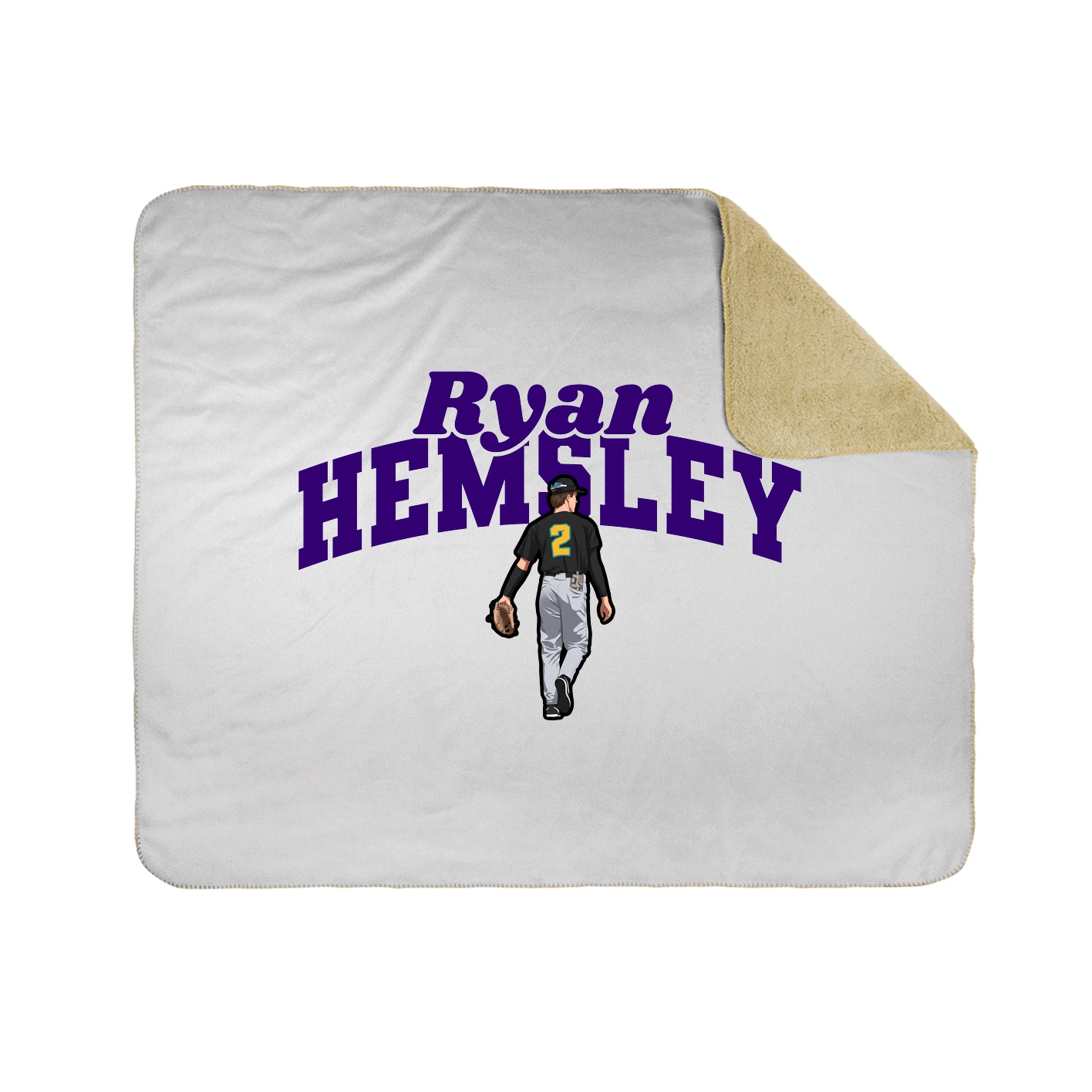 Throw Blanket — Signature Arch in White
