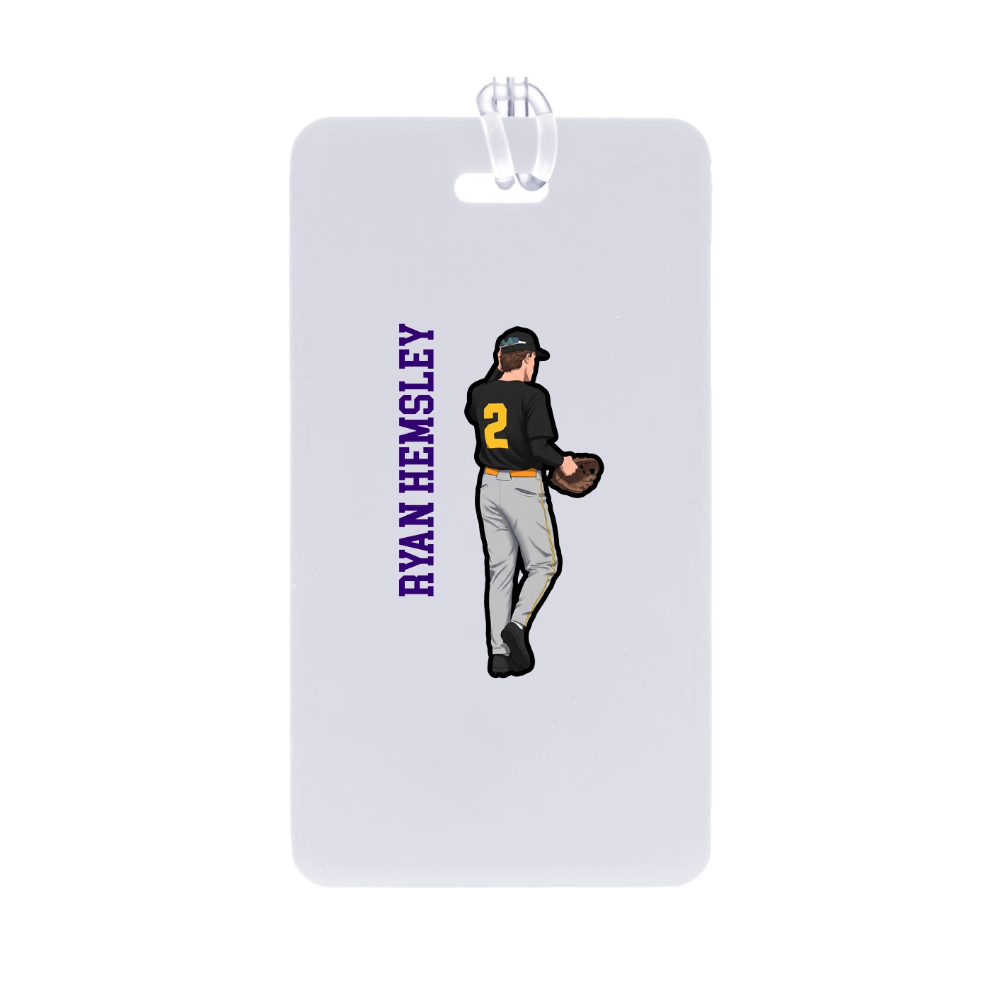 Bag Tag — Name Vertical in Classic
