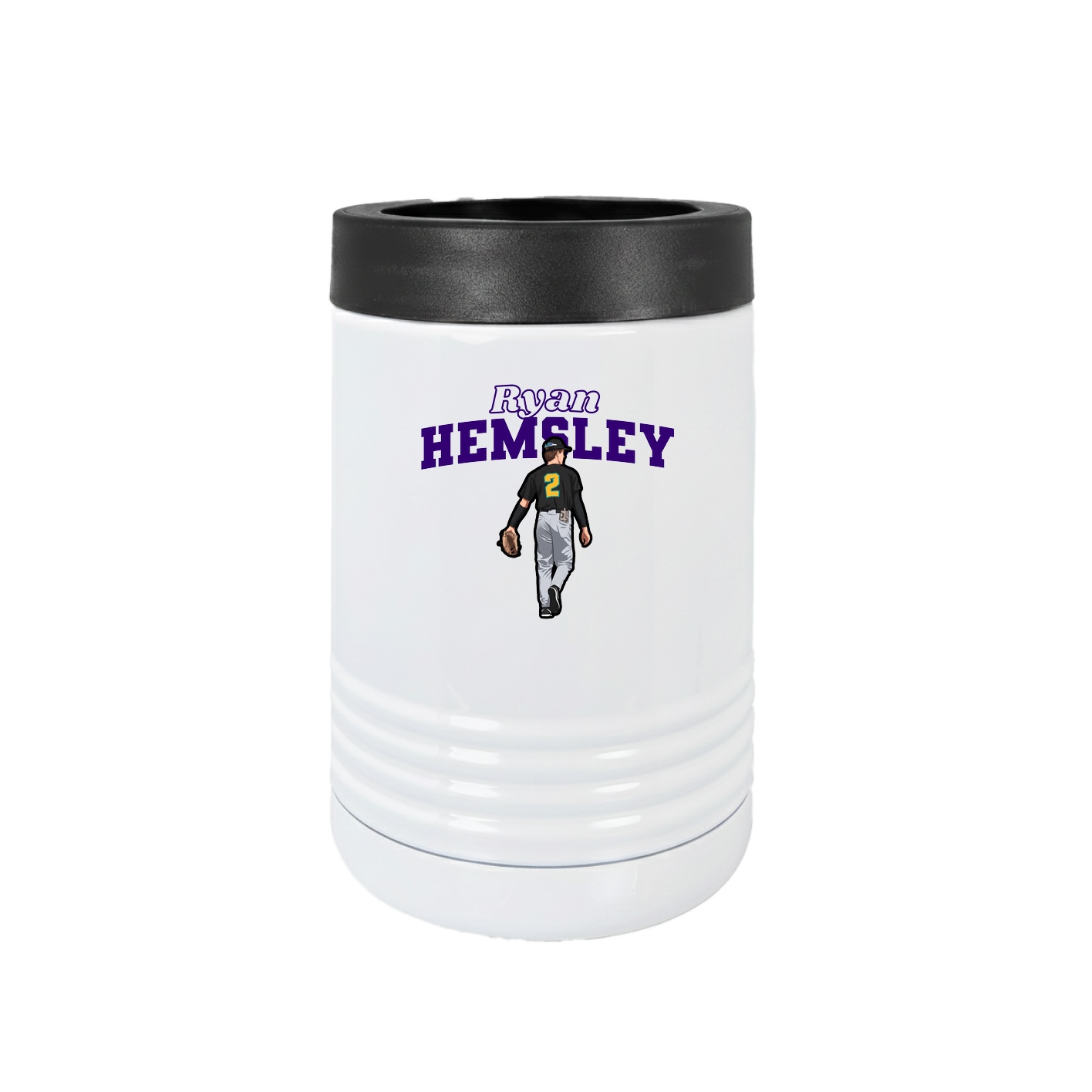 Beverage Holder — Name Arch in White