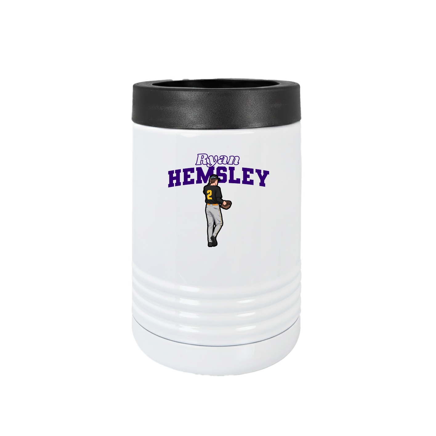 Beverage Holder — Name Arch in White