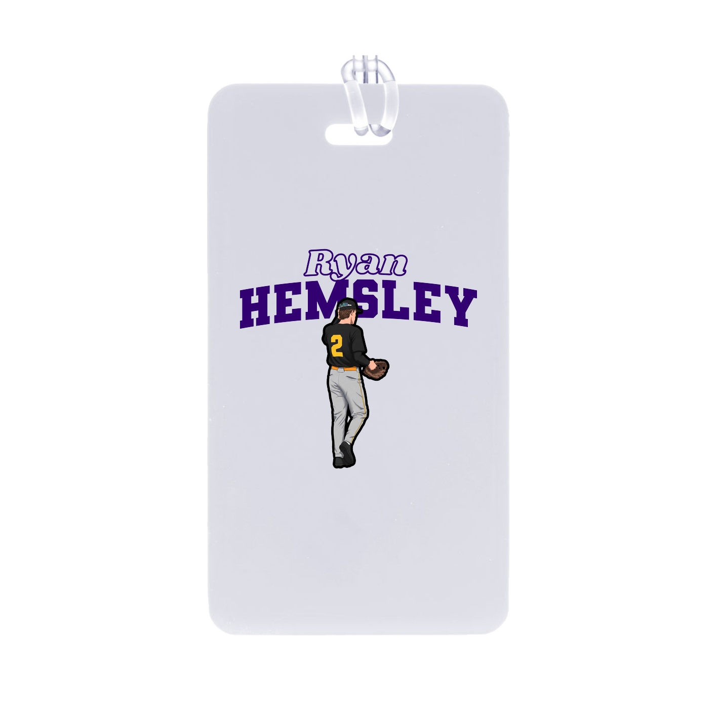 Bag Tag — Name Arch in Classic