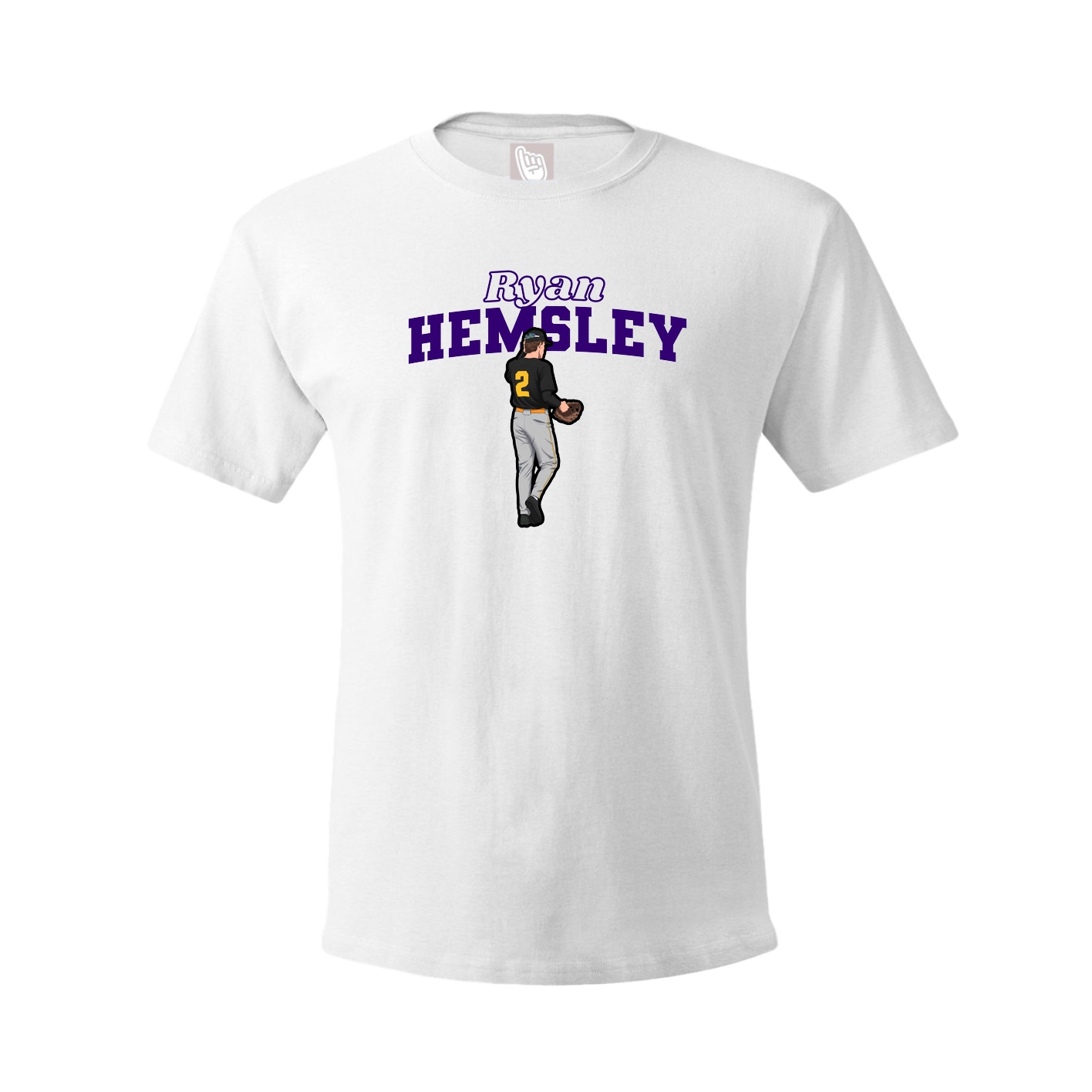 Tee — Name Arch in White