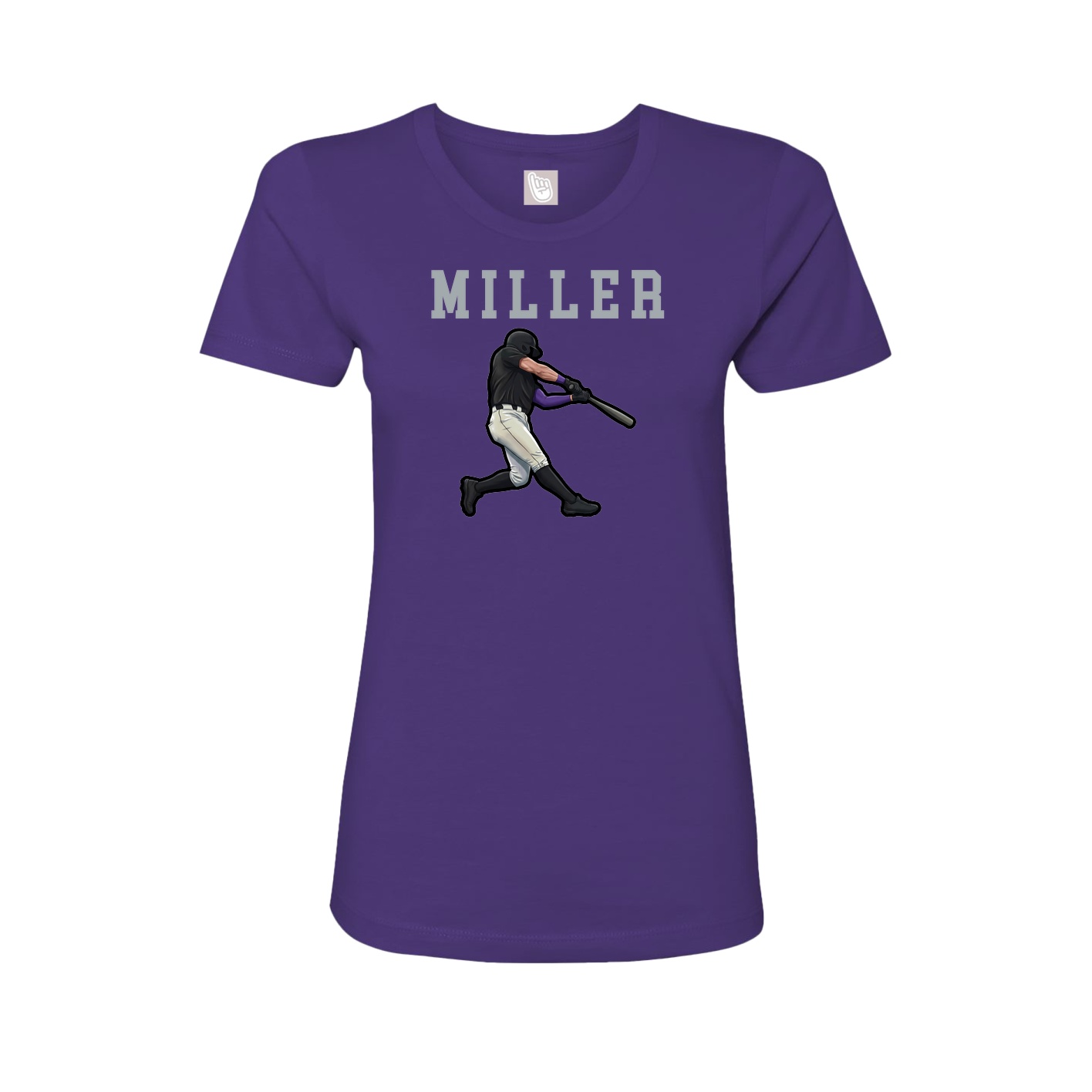 Fitted Women's Tee — Shirsey in Purple
