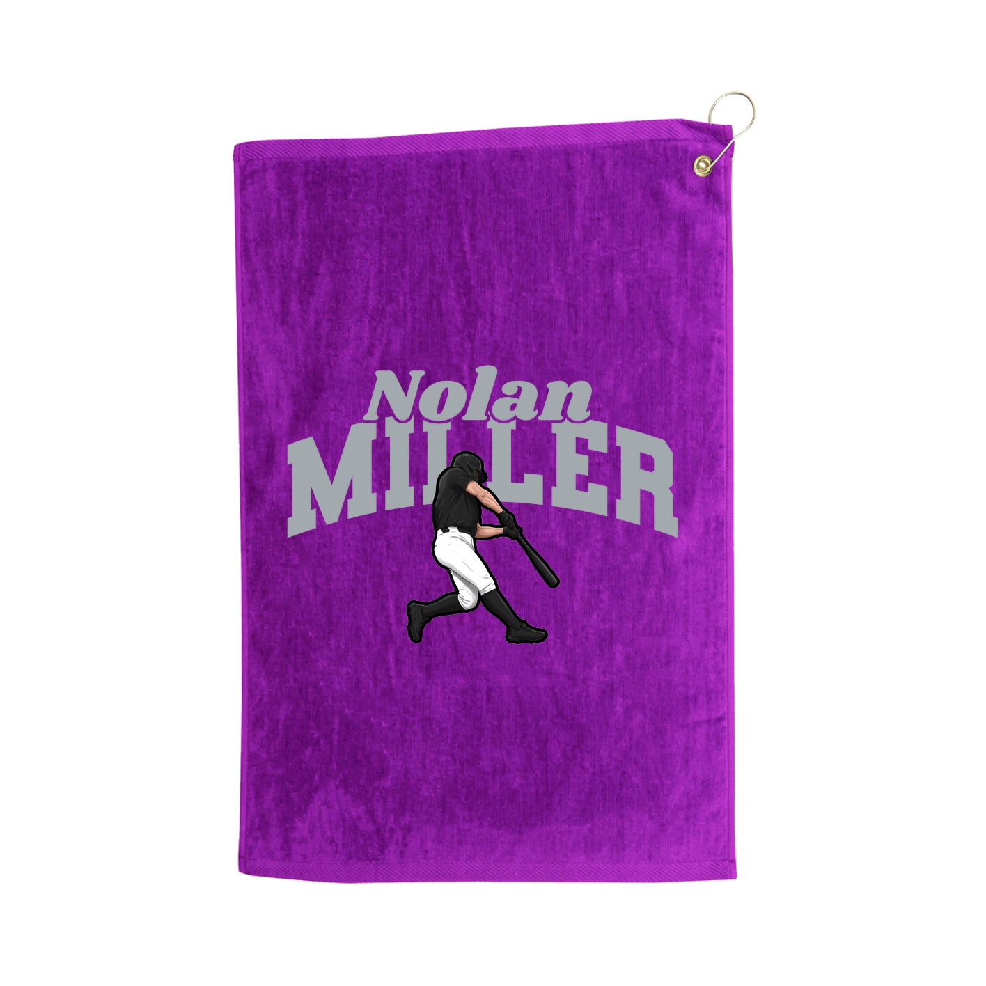 Golf Towel — Signature Arch in Purple