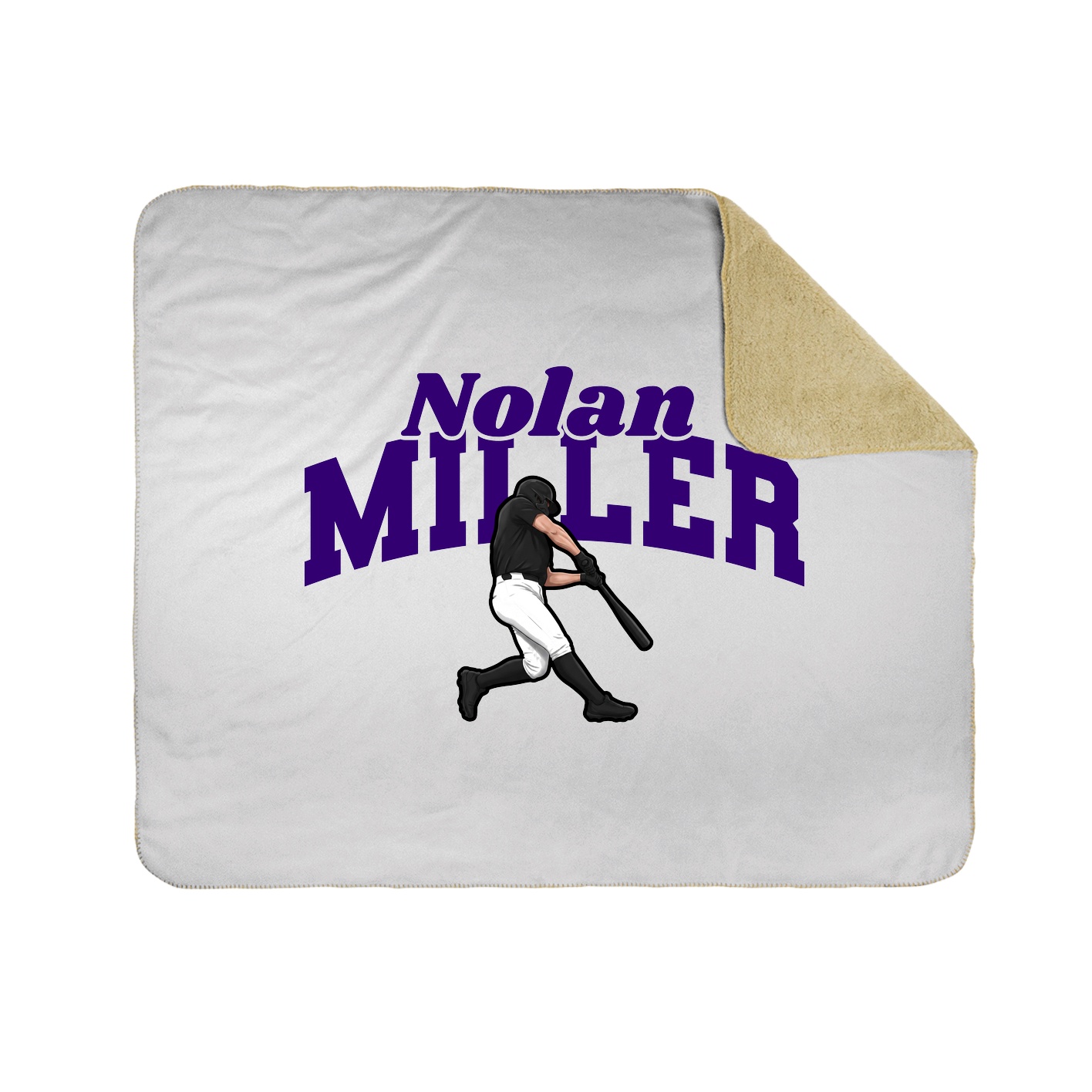 Throw Blanket — Signature Arch in White