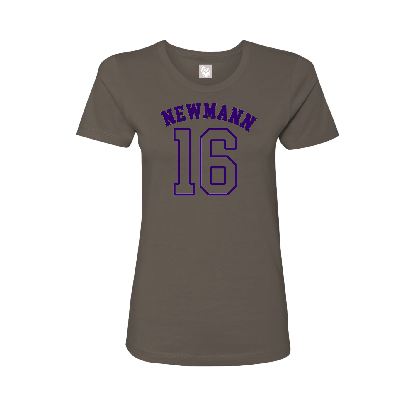 Fitted Women's Tee — Shirsey Arch in Grey