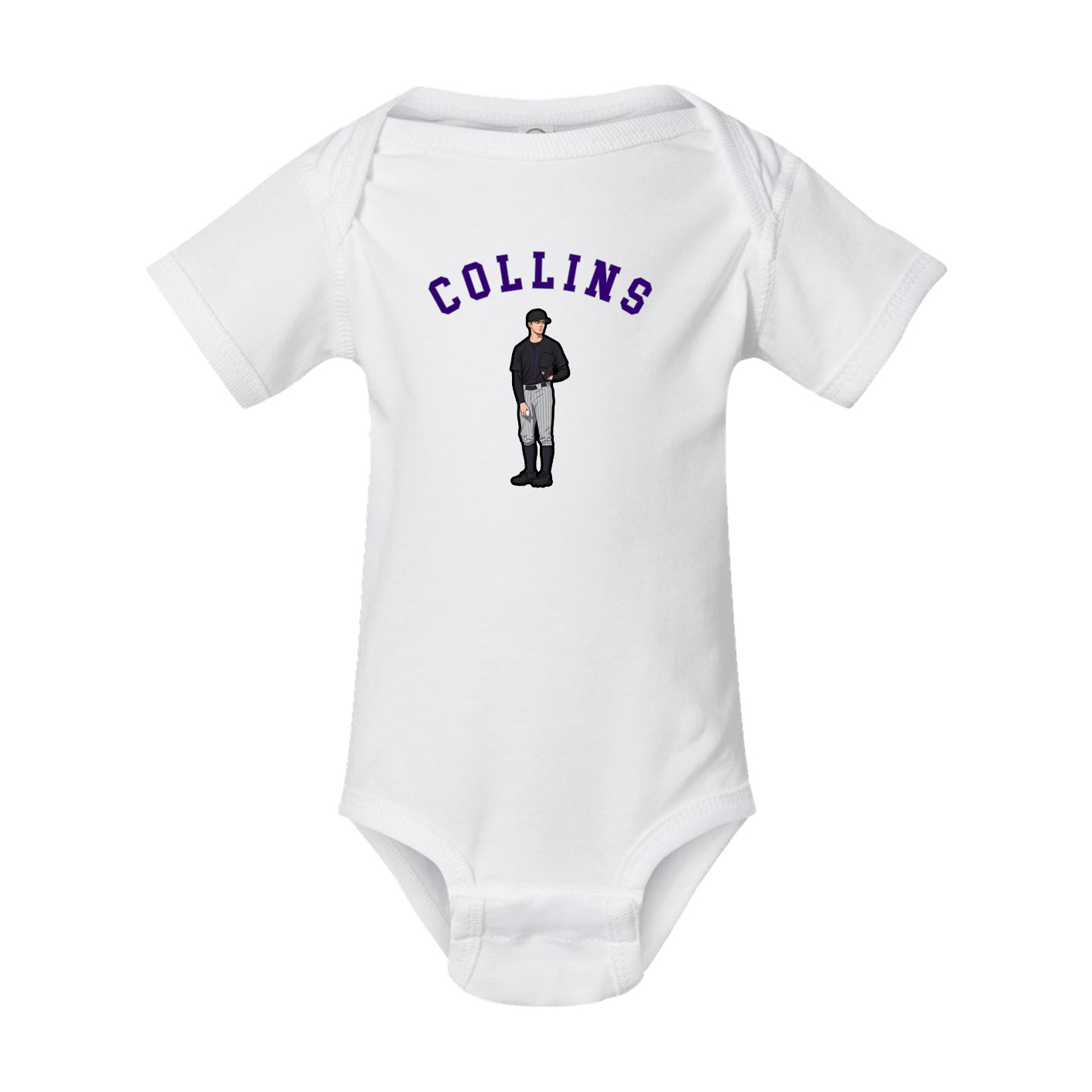 Baby Onesie — Shirsey Arch in White