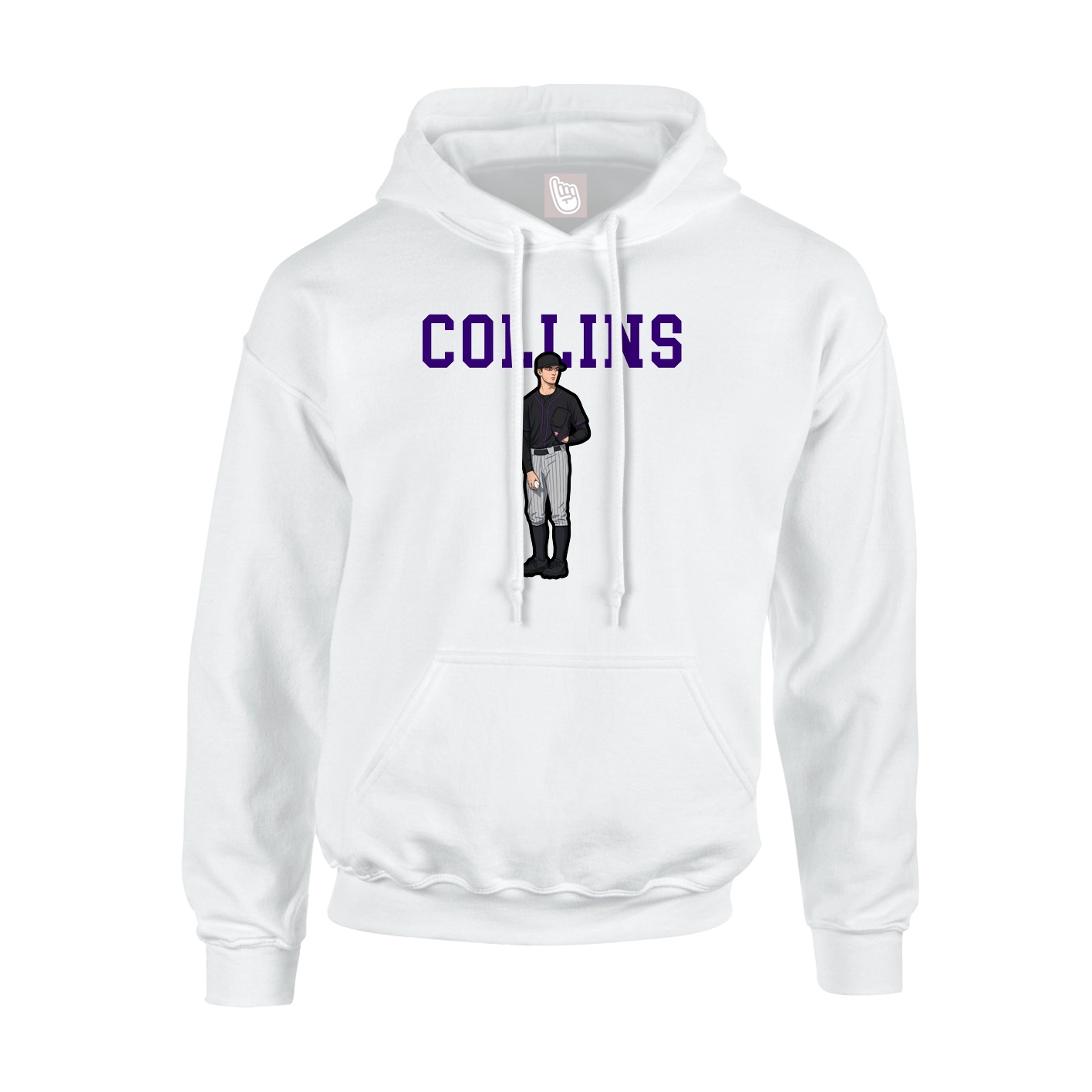 Hoodie — Shirsey in White