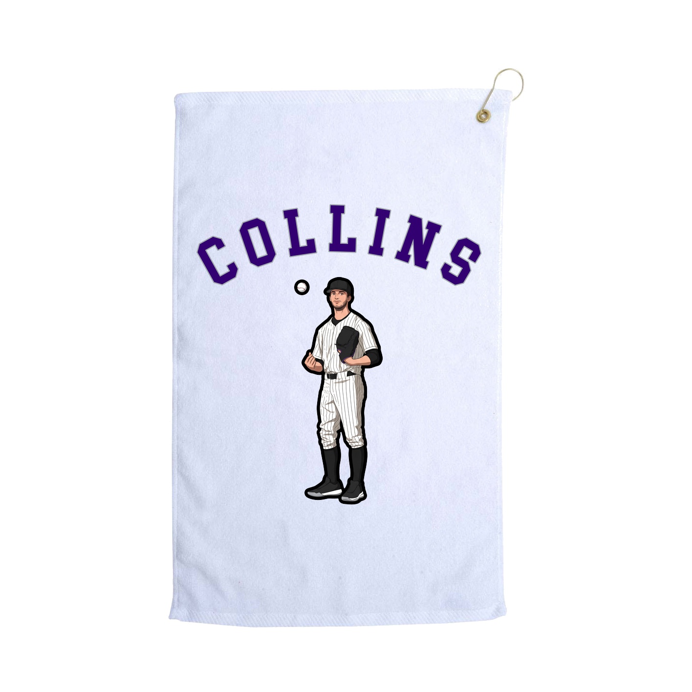 Golf Towel — Shirsey Arch in White