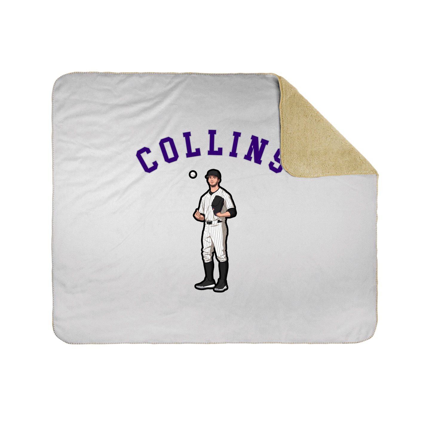 Throw Blanket — Shirsey Arch in White